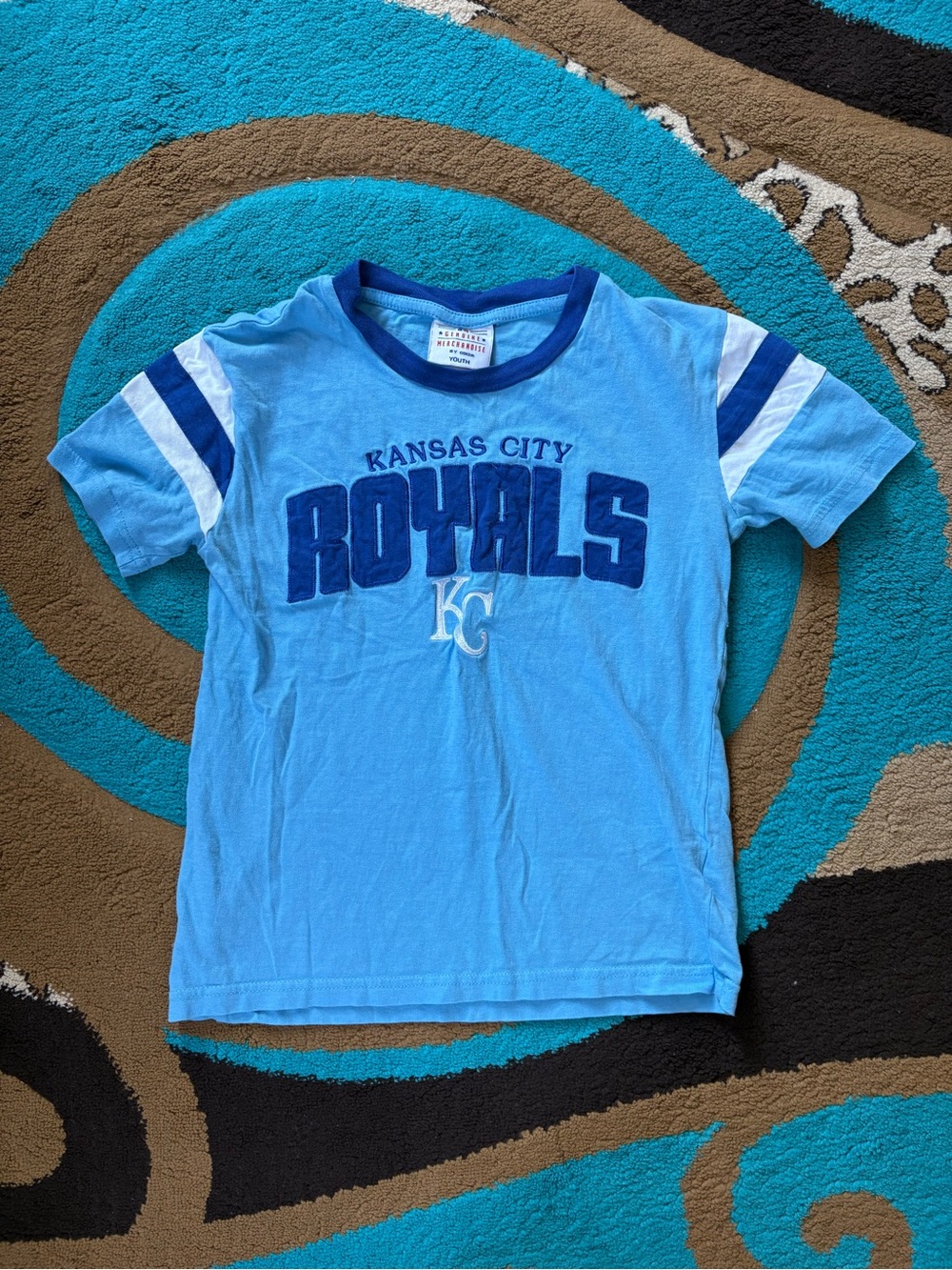 Kansas City Royals Kids Short Sleeve Tee - Light Blue